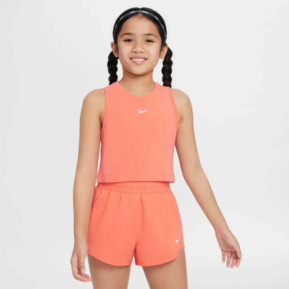 NWT Nike Pro Girls Magic Ember Orange Dri-Fit Training Tank Top Youth Size XS